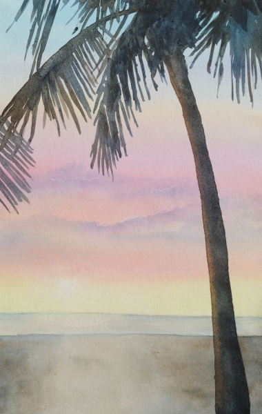 Click here to view sunset palm by sherman barnes