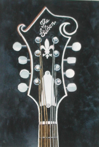 Click here to view gibson mandolin headstock by sherman barnes