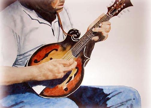 Click here to view mandolin player 2 by sherman barnes