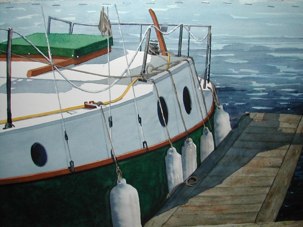 Click here to view green boat by sherman barnes