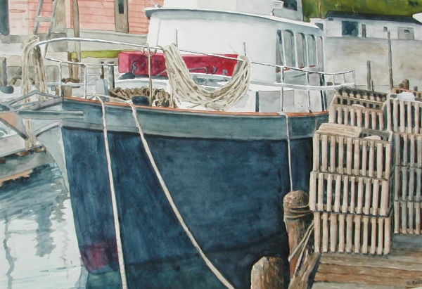 Click here to view lobster boat by sherman barnes
