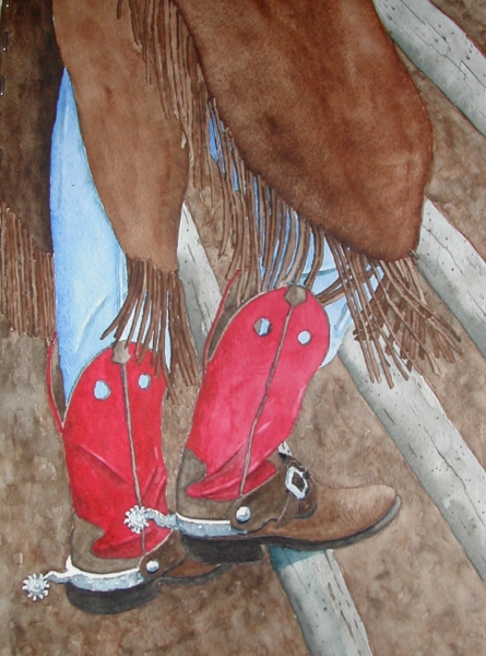 Click here to view cowboy boots 2 by sherman barnes