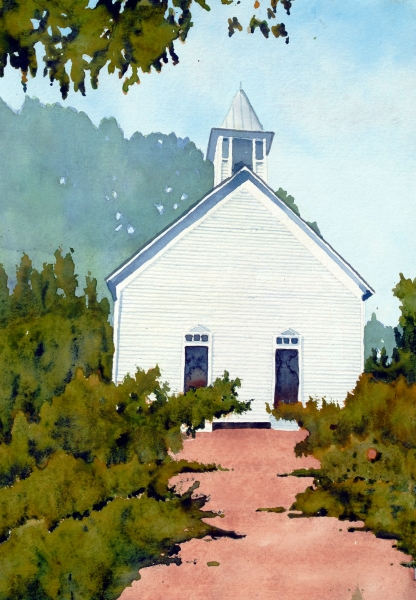 Click here to view cades cove church 2 by sherman barnes