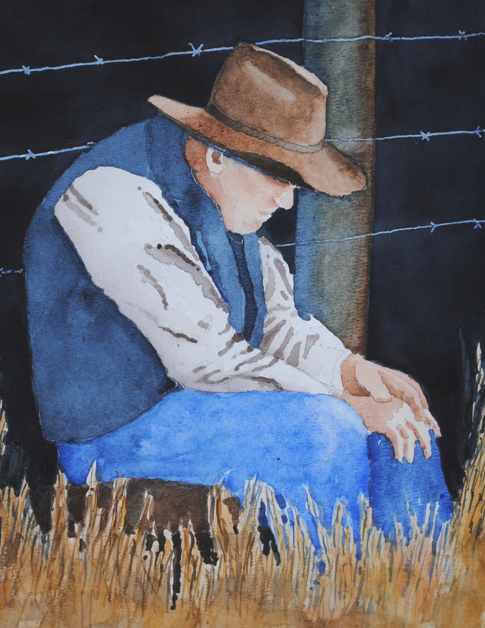 Click here to view old cowboy by sherman barnes