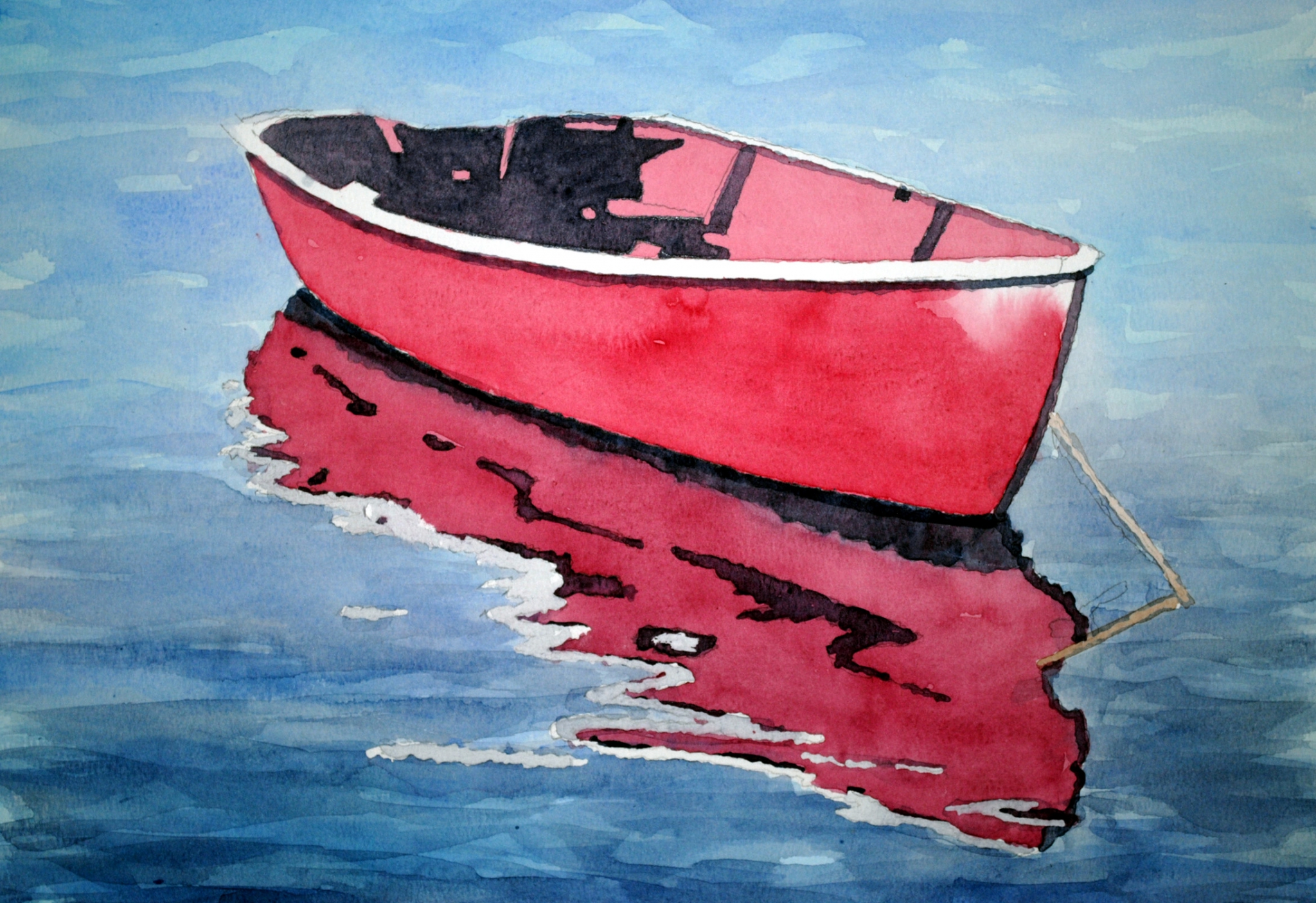 Click here to view red boat reflections by sherman barnes