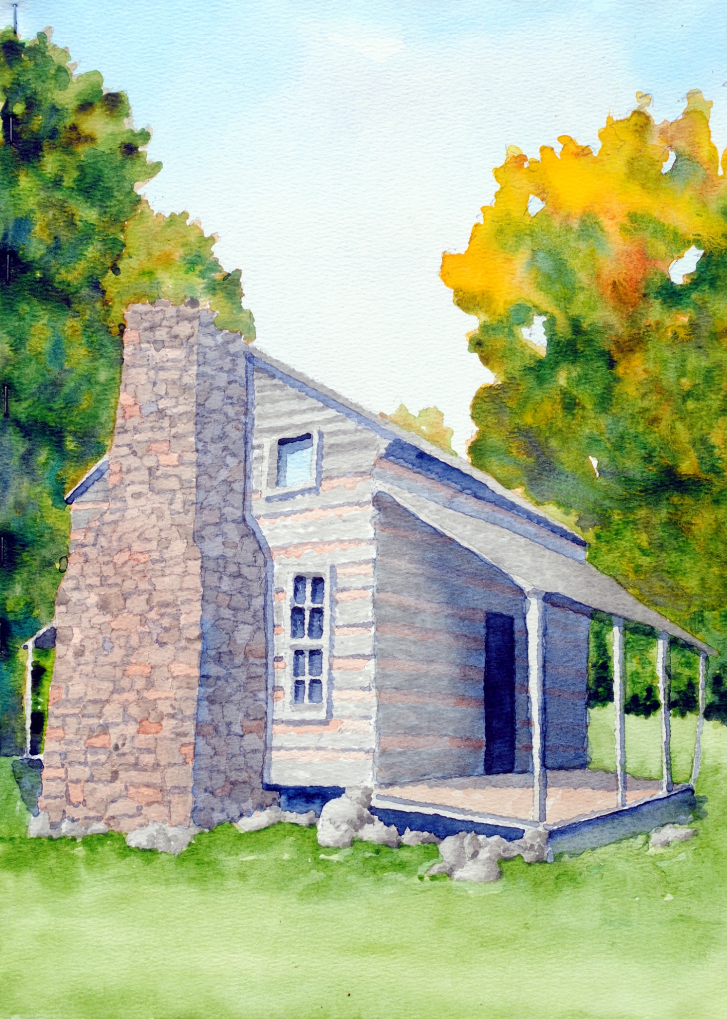 Click here to view log cabin by sherman barnes