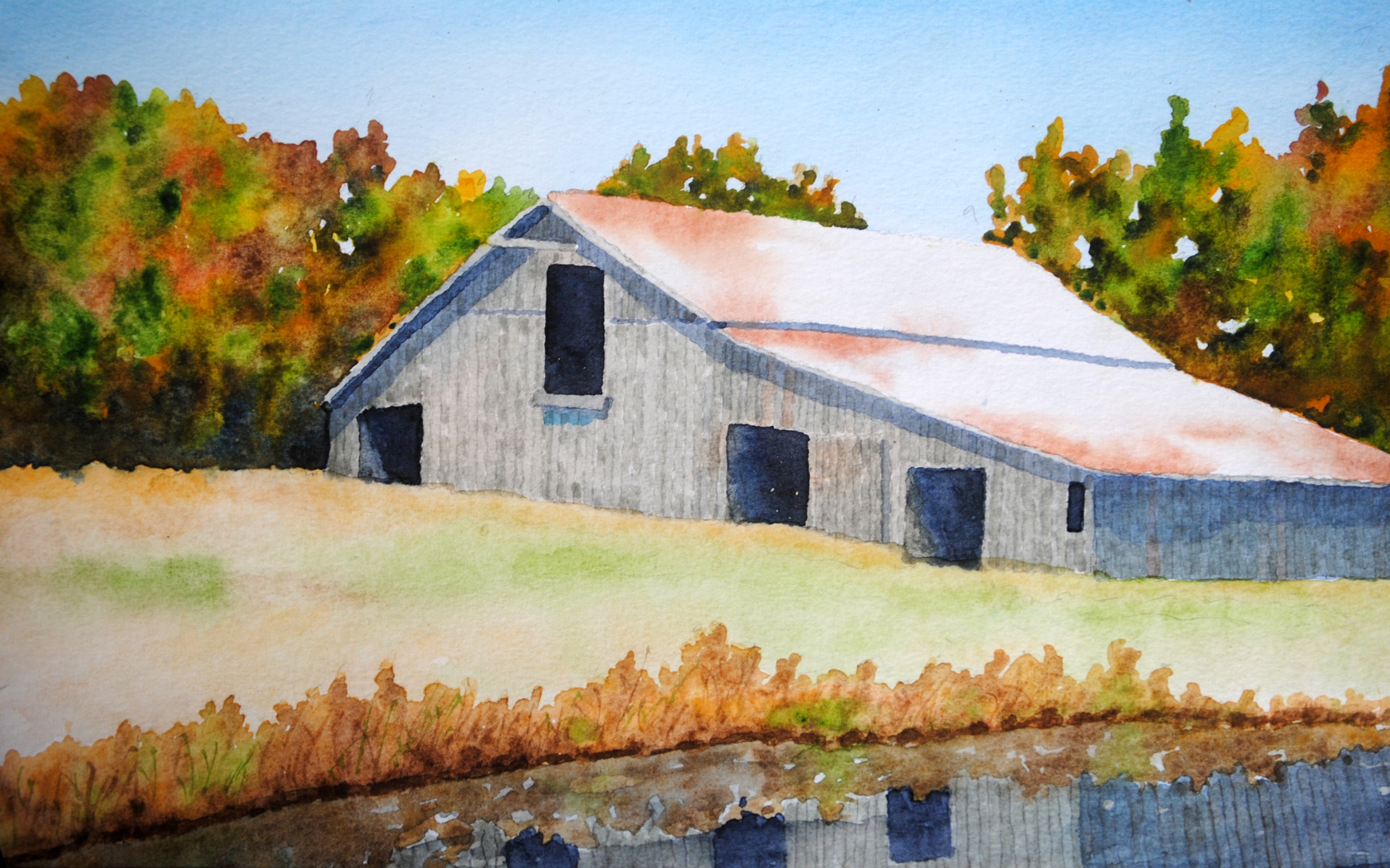 Click here to view old barn reflection by sherman barnes