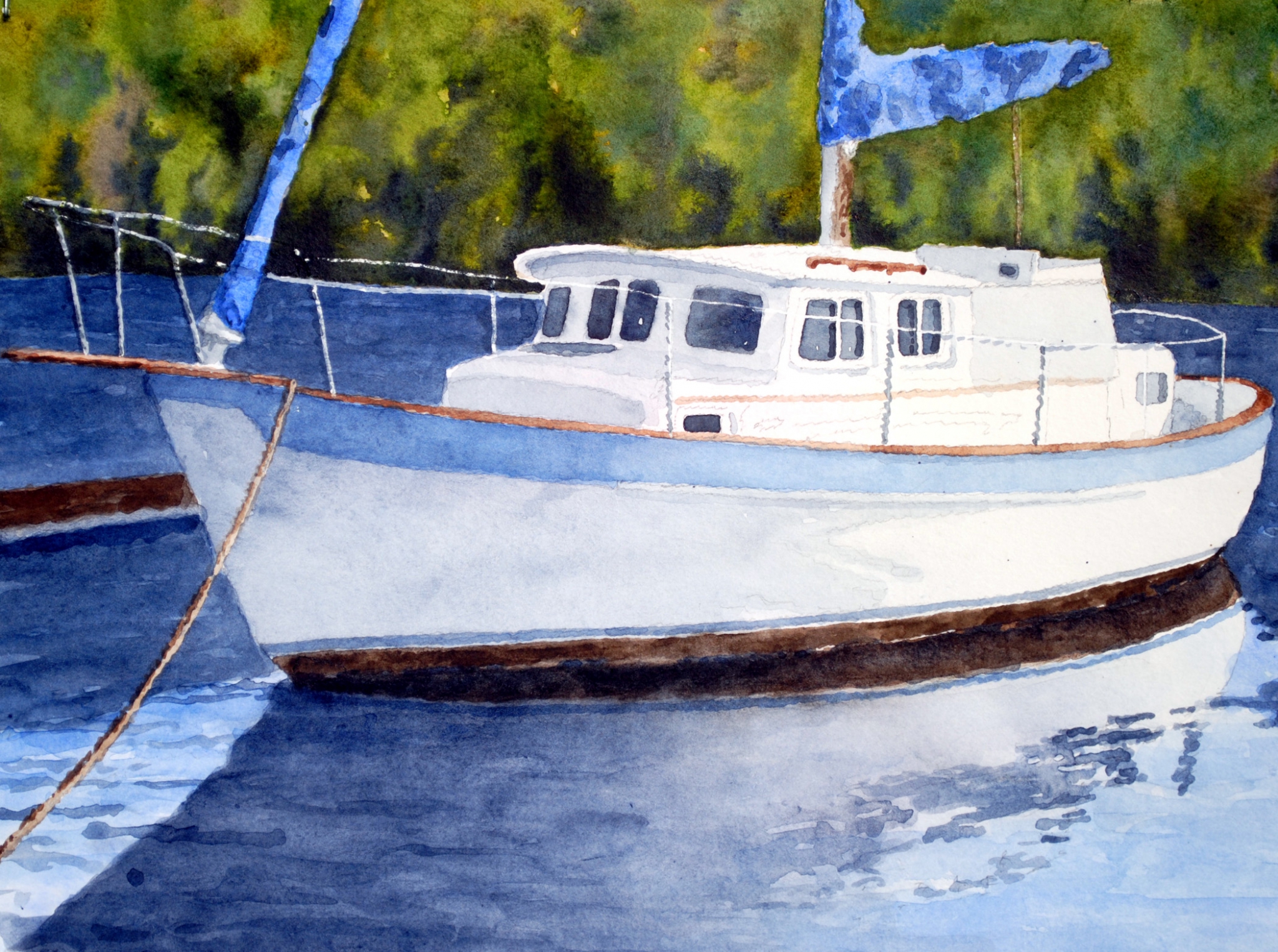 Click here to view sailing trawler by sherman barnes