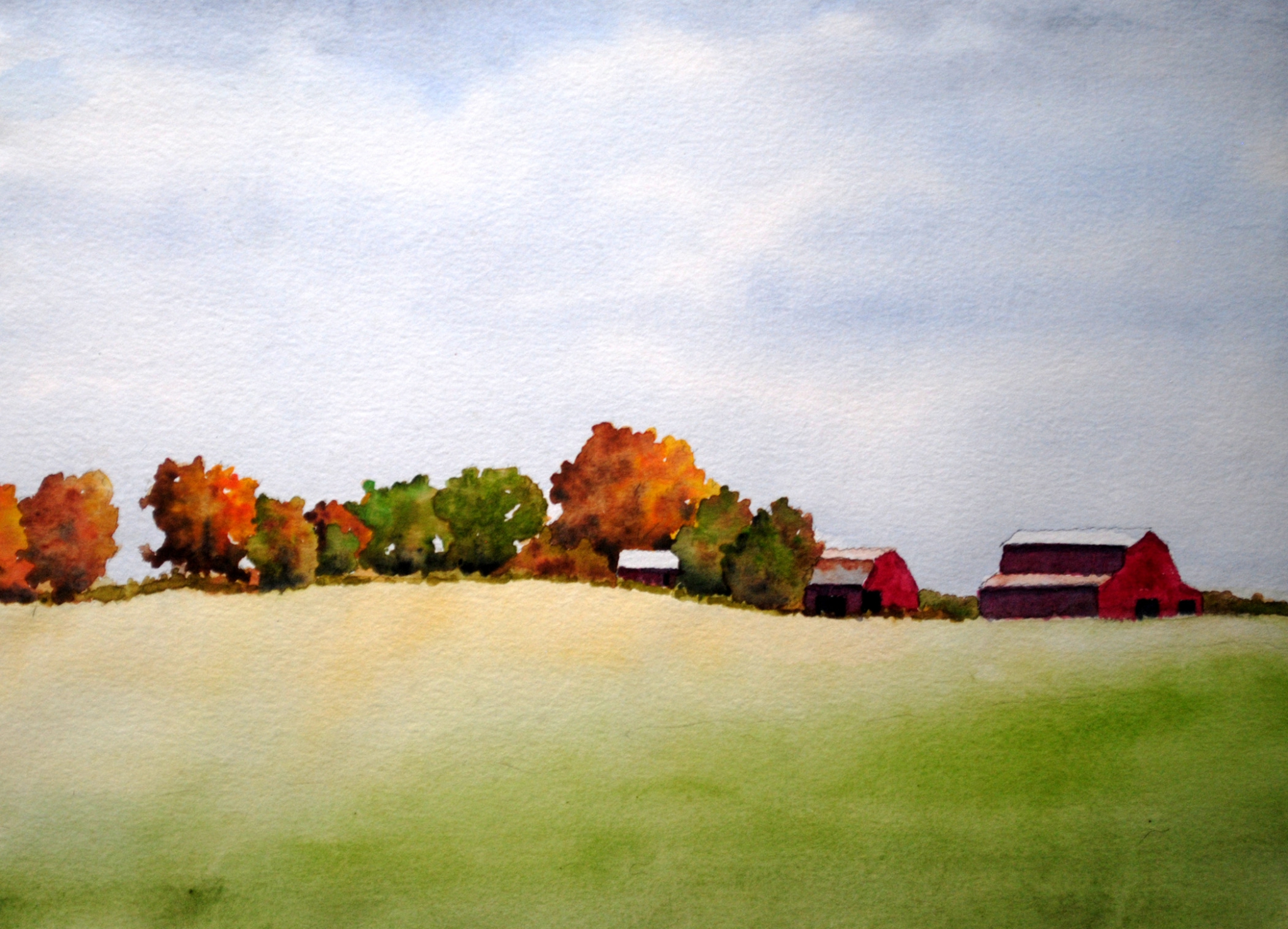 Click here to view farm scene by sherman barnes