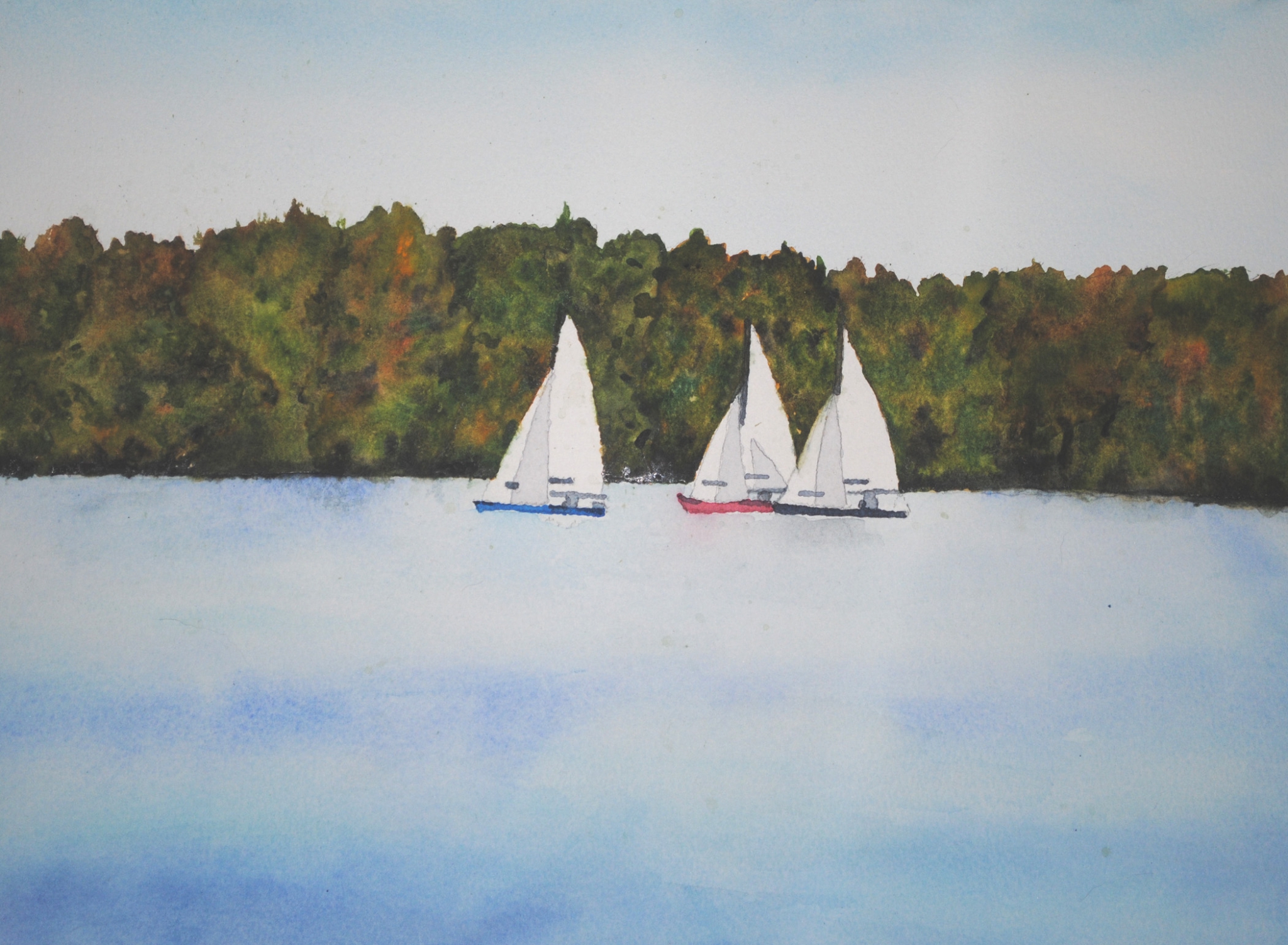 Click here to view sailboat race 4 by sherman barnes